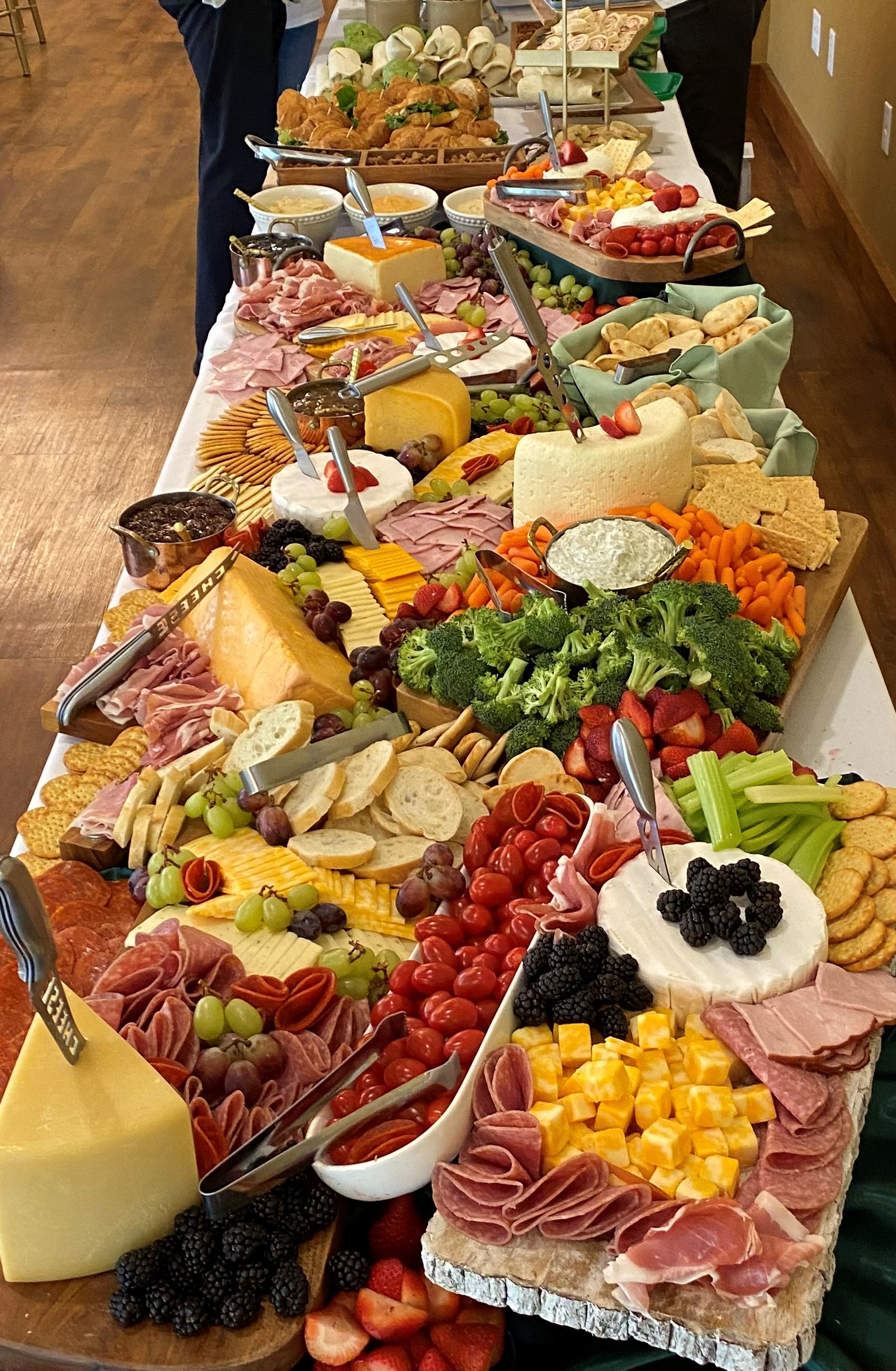 Elegant event catering spread